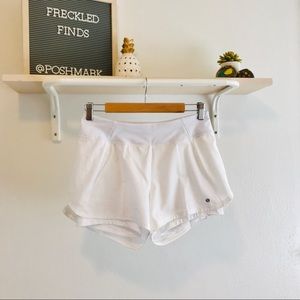 White Athletic shorts